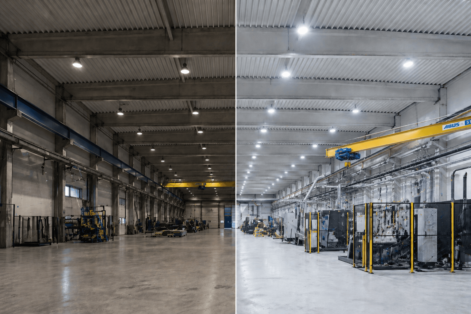 LED Vorher-Nachher Vergleich