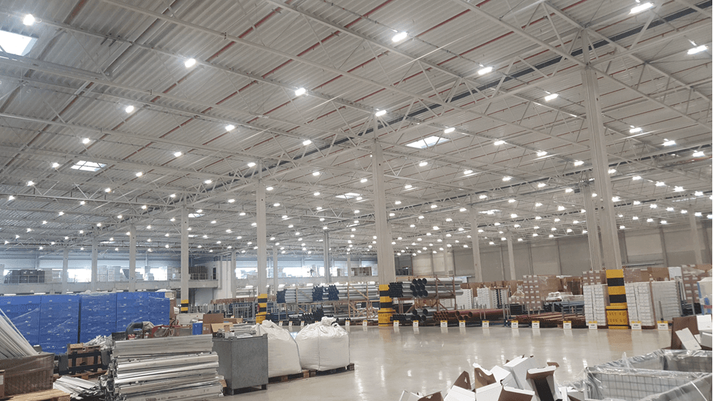 Logistikhalle LED-Beleuchtung